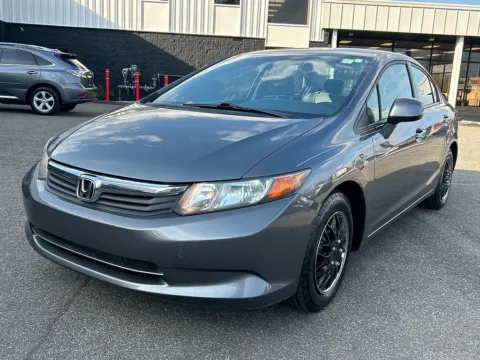 Silver 2012 Honda Civic LX for sale in Meriden, CT