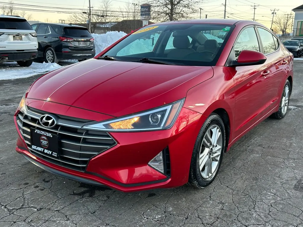 Red 2020 Hyundai Elantra SEL for sale in Meriden, CT