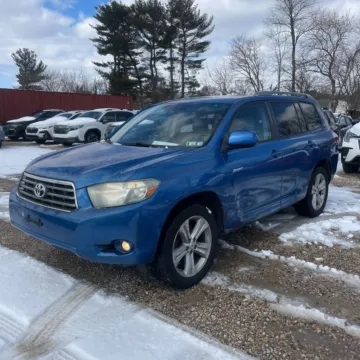 Blue 2008 Toyota Highlander Sport for sale in Meriden, CT