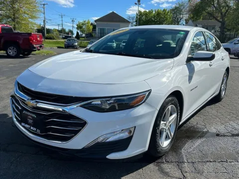 White 2020 Chevrolet Malibu LS for sale in Meriden, CT