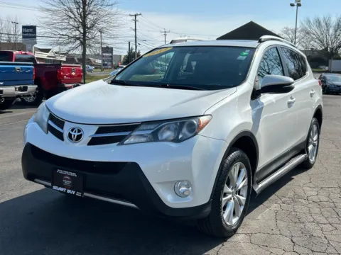 White 2013 Toyota RAV4 Limited for sale in Meriden, CT