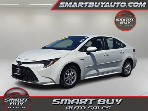 White 2020 Toyota Corolla Hybrid LE for sale in Meriden, CT