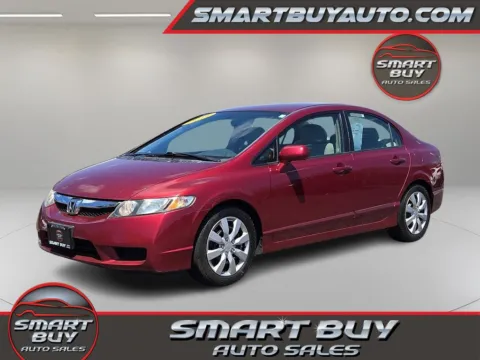 Red 2011 Honda Civic LX for sale in Meriden, CT