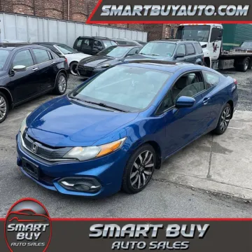 Blue 2015 Honda Civic EX-L for sale in Meriden, CT