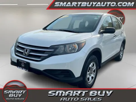 White 2013 Honda CR-V LX for sale in Meriden, CT