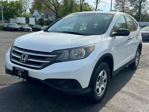White 2013 Honda CR-V LX for sale in Meriden, CT