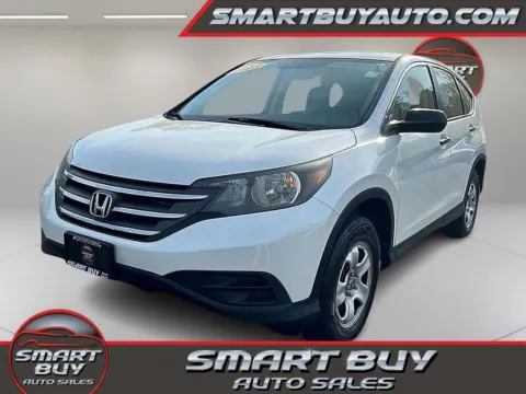 White 2013 Honda CR-V LX for sale in Meriden, CT