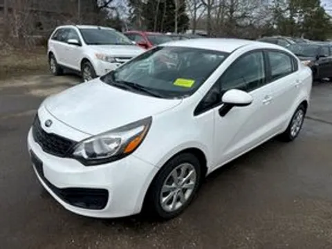 White 2014 Kia Rio LX for sale in Meriden, CT