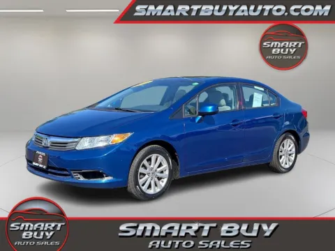 Blue 2012 Honda Civic EX for sale in Meriden, CT