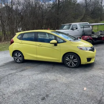 Yellow 2015 Honda Fit LX for sale in Meriden, CT