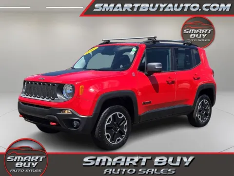 Red 2017 Jeep Renegade Trailhawk for sale in Meriden, CT