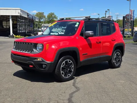 Red 2017 Jeep Renegade Trailhawk for sale in Meriden, CT