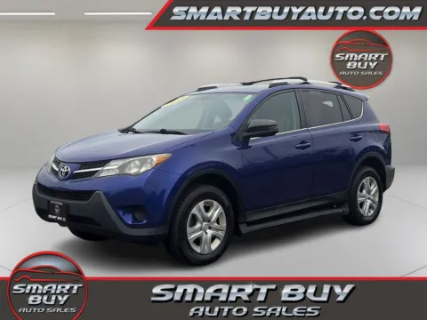 Blue 2015 Toyota RAV4 LE for sale in Meriden, CT