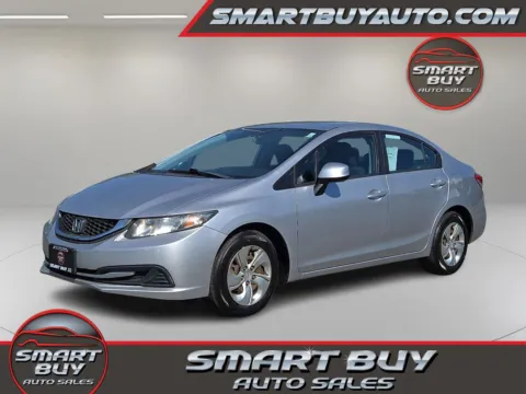 Silver 2013 Honda Civic LX for sale in Meriden, CT