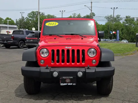 Another view of 2015 Jeep Wrangler Unlimited Sport for sale in Meriden, CT at Smart Buy Auto Sales