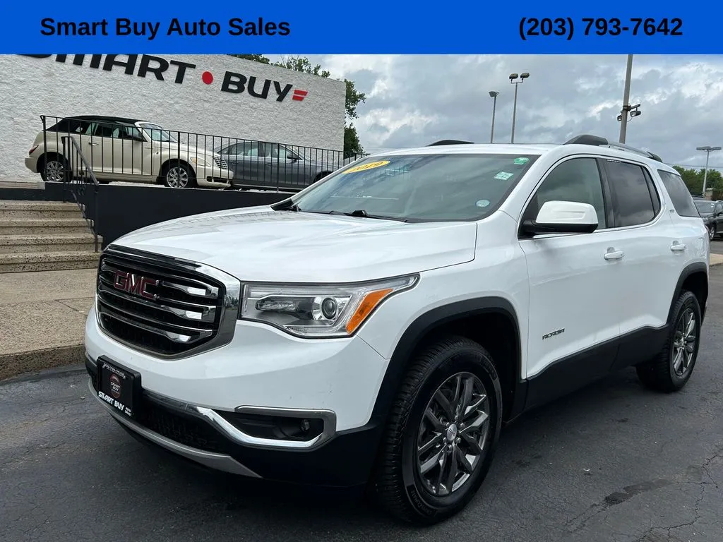 White 2019 GMC Acadia SLT-1 for sale in Meriden, CT