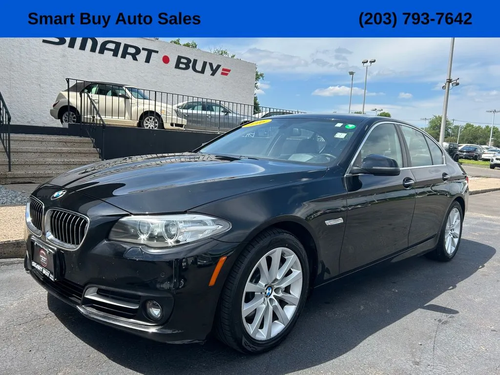Black 2016 BMW 5 Series 535i xDrive for sale in Meriden, CT