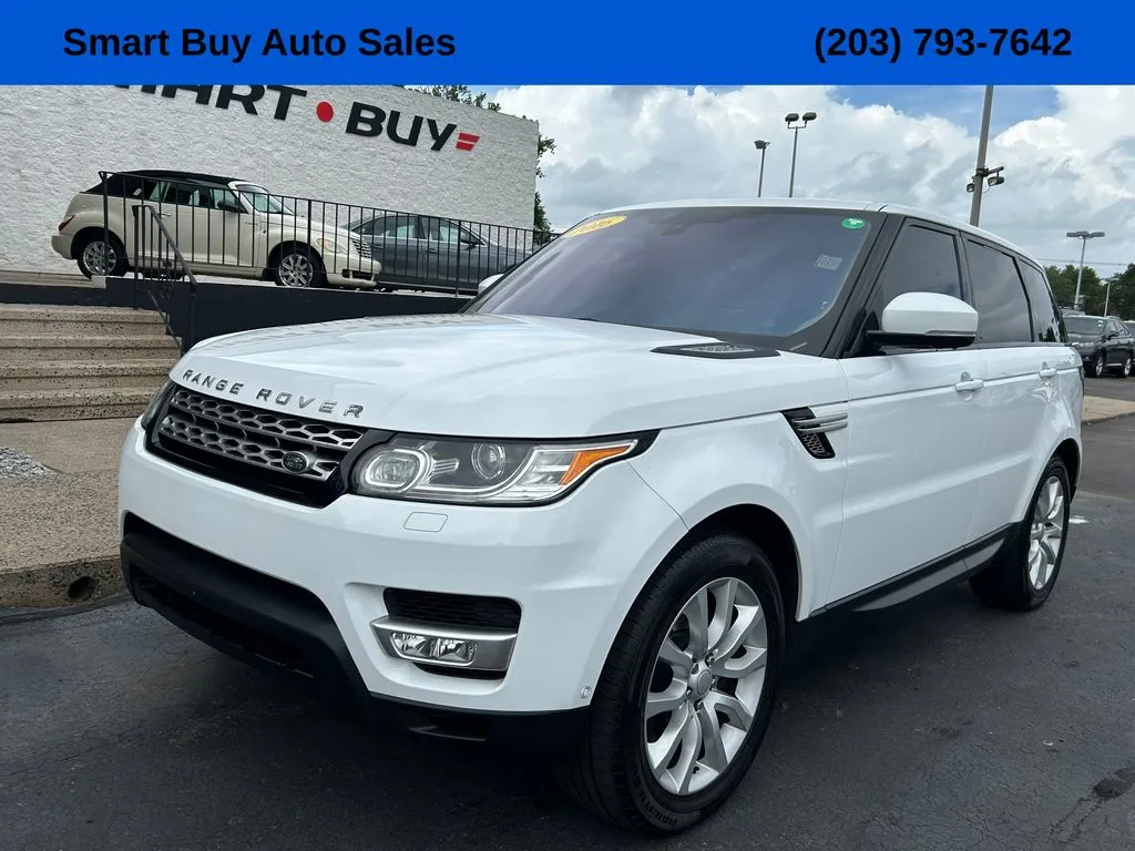 White 2016 Land Rover Range Rover Sport HSE Td6 for sale in Meriden, CT