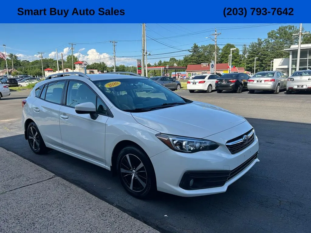 White 2020 Subaru Impreza Premium for sale in Meriden, CT