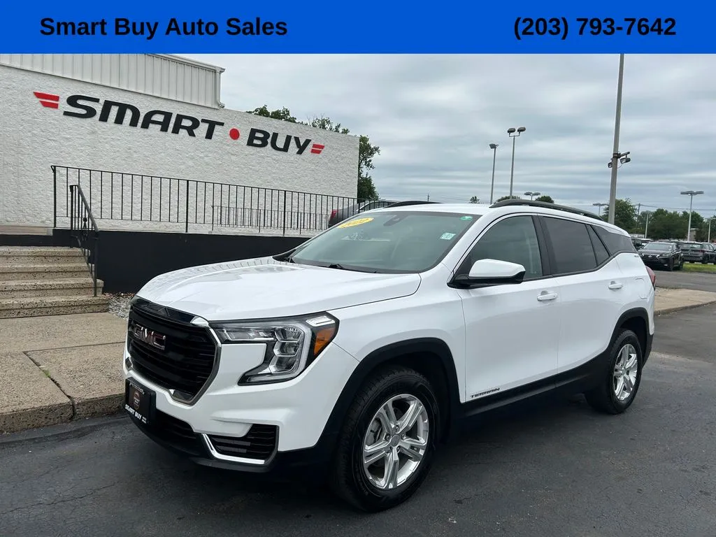 White 2022 GMC Terrain SLE for sale in Meriden, CT