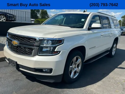White 2015 Chevrolet Suburban LT for sale in Meriden, CT