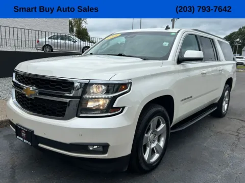 White 2015 Chevrolet Suburban LT for sale in Meriden, CT