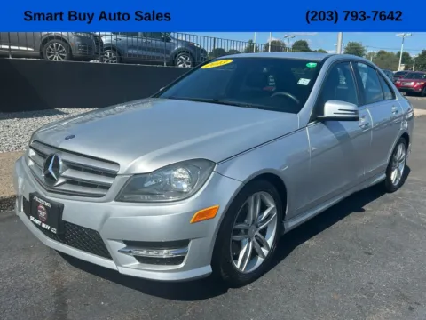 Silver 2013 Mercedes-Benz C-Class C 300 for sale in Meriden, CT