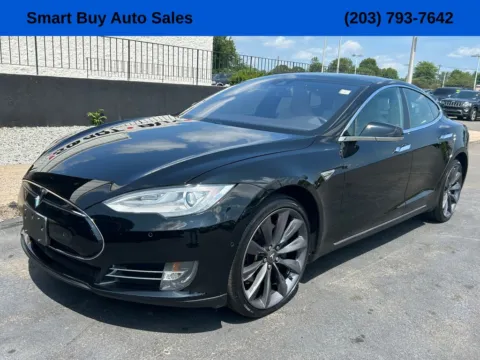 Black 2015 Tesla Model S 85 for sale in Meriden, CT