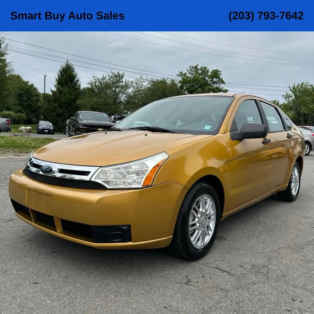 Yellow 2009 Ford Focus SE for sale in Meriden, CT