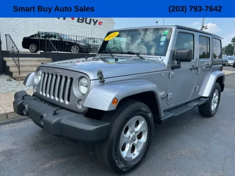 Silver 2015 Jeep Wrangler Unlimited Sahara for sale in Meriden, CT