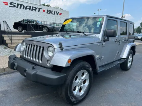 Silver 2015 Jeep Wrangler Unlimited Sahara for sale in Meriden, CT
