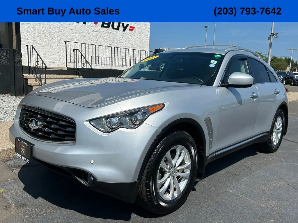 Silver 2011 INFINITI FX35 for sale in Meriden, CT