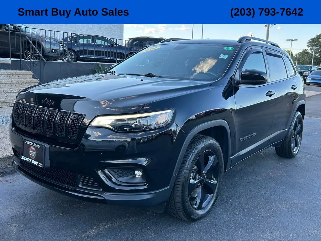 Black 2019 Jeep Cherokee Altitude for sale in Meriden, CT