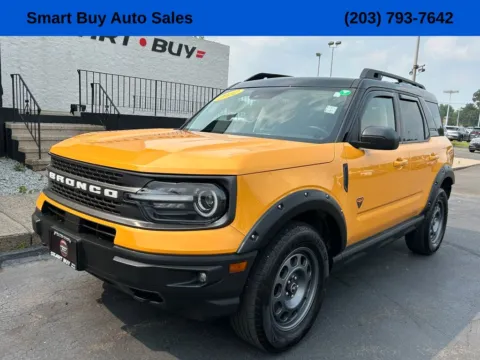 Orange 2022 Ford Bronco Sport Badlands for sale in Meriden, CT