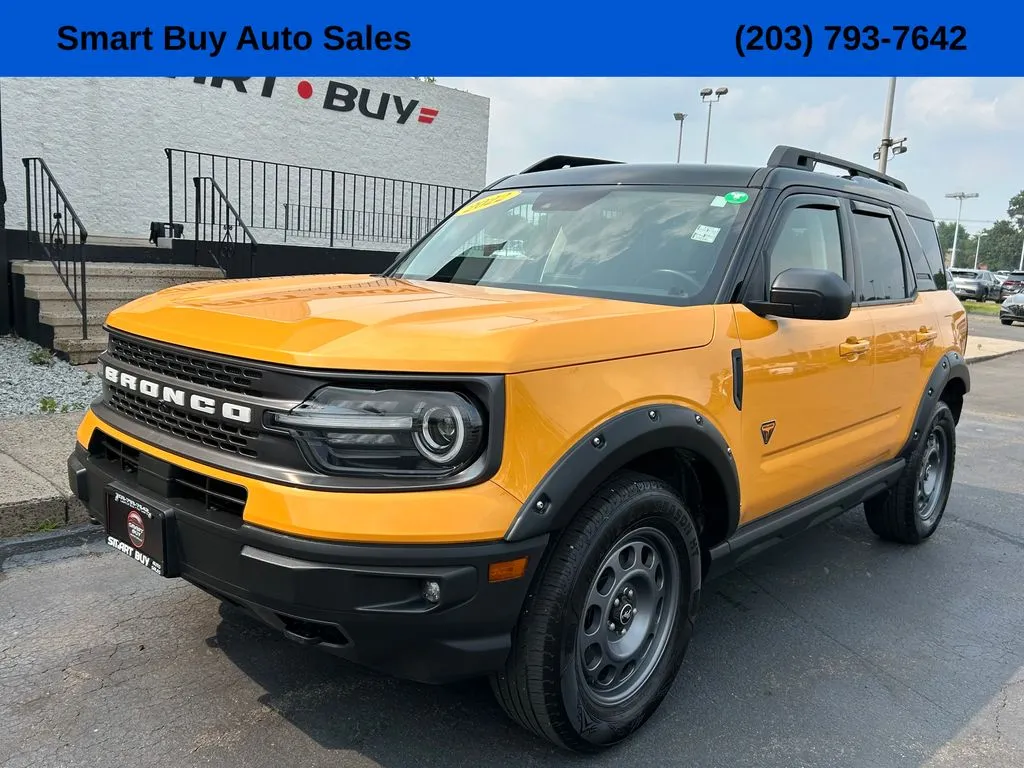 Orange 2022 Ford Bronco Sport Badlands for sale in Meriden, CT