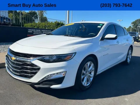 White 2020 Chevrolet Malibu LT for sale in Meriden, CT