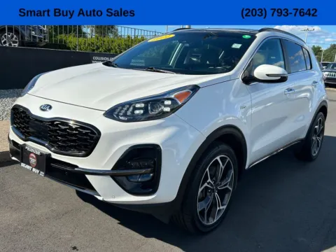 White 2021 Kia Sportage SX for sale in Meriden, CT