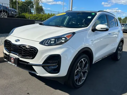 White 2021 Kia Sportage SX for sale in Meriden, CT