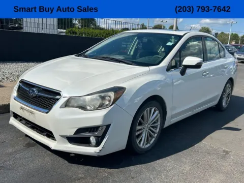 White 2015 Subaru Impreza 2.0i Limited for sale in Meriden, CT