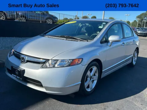 Silver 2007 Honda Civic EX for sale in Meriden, CT