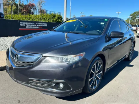 Gray 2015 Acura TLX 3.5L V6 for sale in Meriden, CT