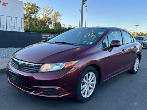 Red 2012 Honda Civic EX for sale in Meriden, CT