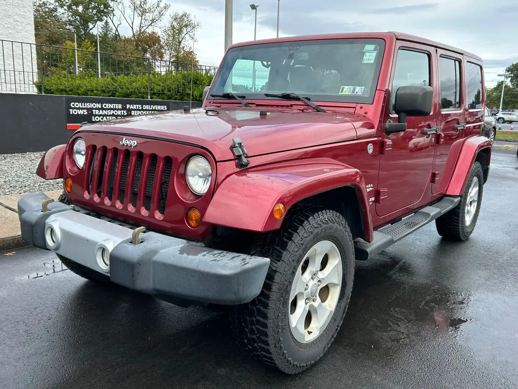 Red 2013 Jeep Wrangler Unlimited Sahara for sale in Meriden, CT