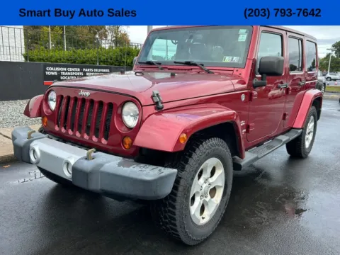Red 2013 Jeep Wrangler Unlimited Sahara for sale in Meriden, CT