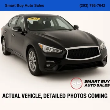 Black 2017 INFINITI Q50 3.0t Premium for sale in Meriden, CT