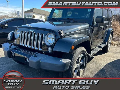 Black 2016 Jeep Wrangler Unlimited Sahara for sale in Meriden, CT