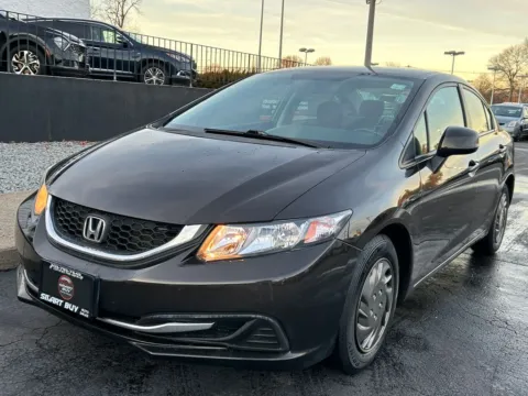 Black 2013 Honda Civic LX for sale in Meriden, CT