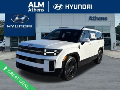 White 2026 Hyundai Santa Fe Hybrid Calligraphy for sale in Athens, GA