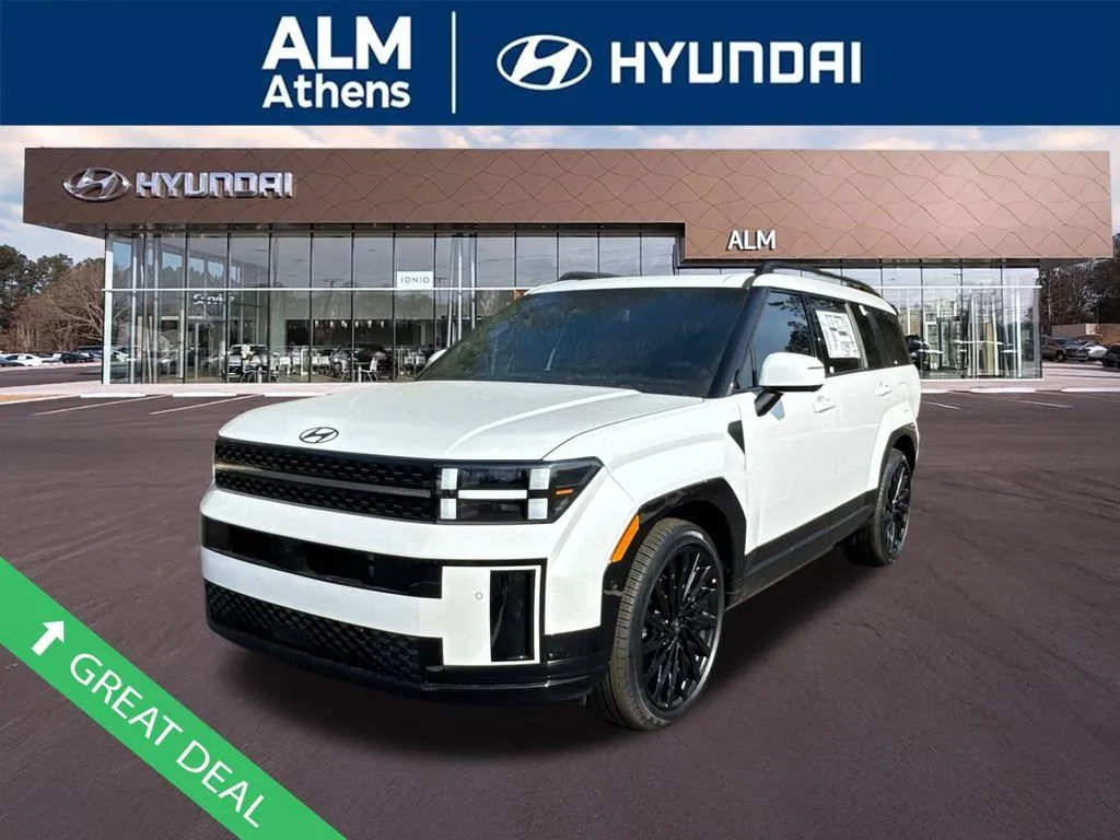 White 2026 Hyundai Santa Fe Calligraphy for sale in Athens, GA