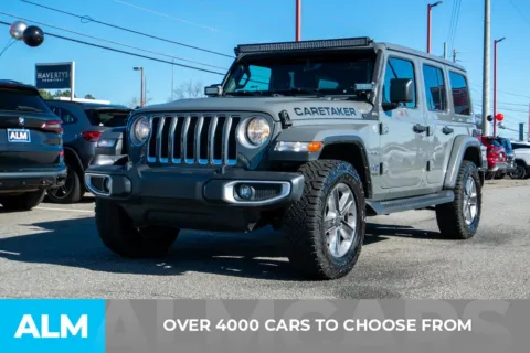 Photos of 2021 Jeep Wrangler Unlimited Sahara for sale in Athens, GA at ALM Hyundai Athens